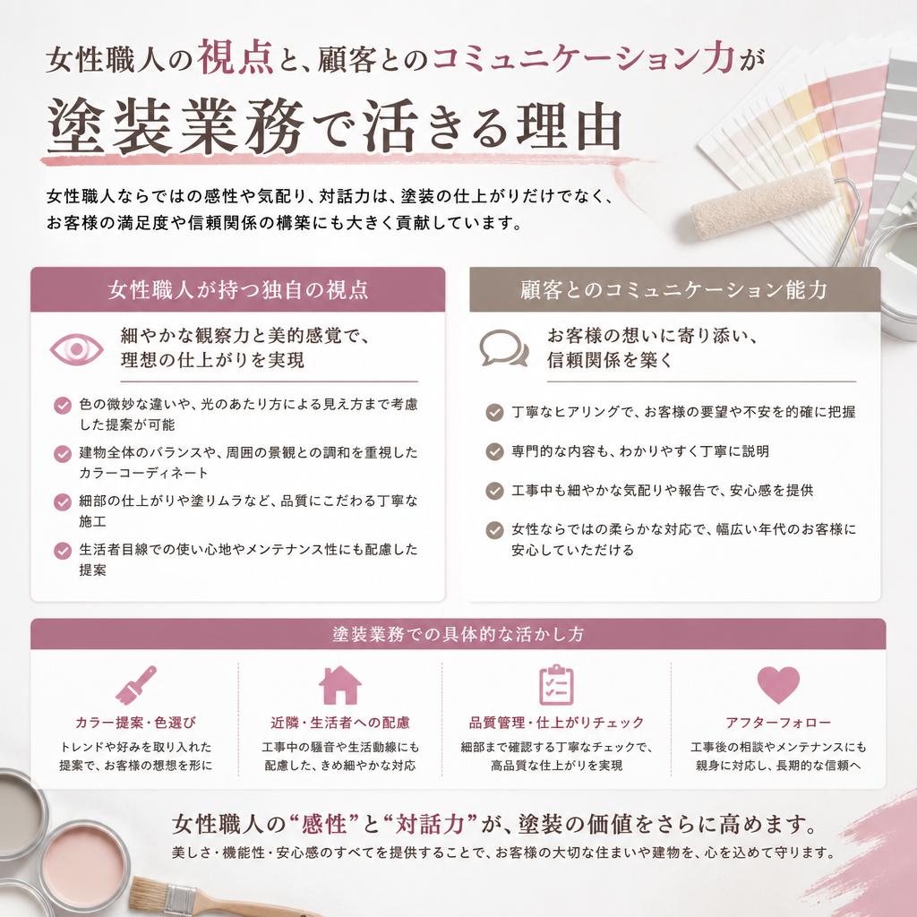 女性ならではの強み