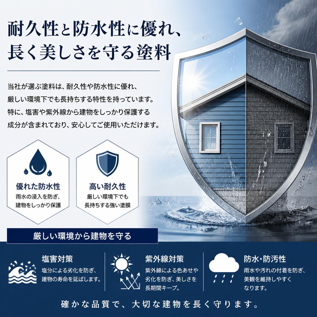 当社の塗料の特長