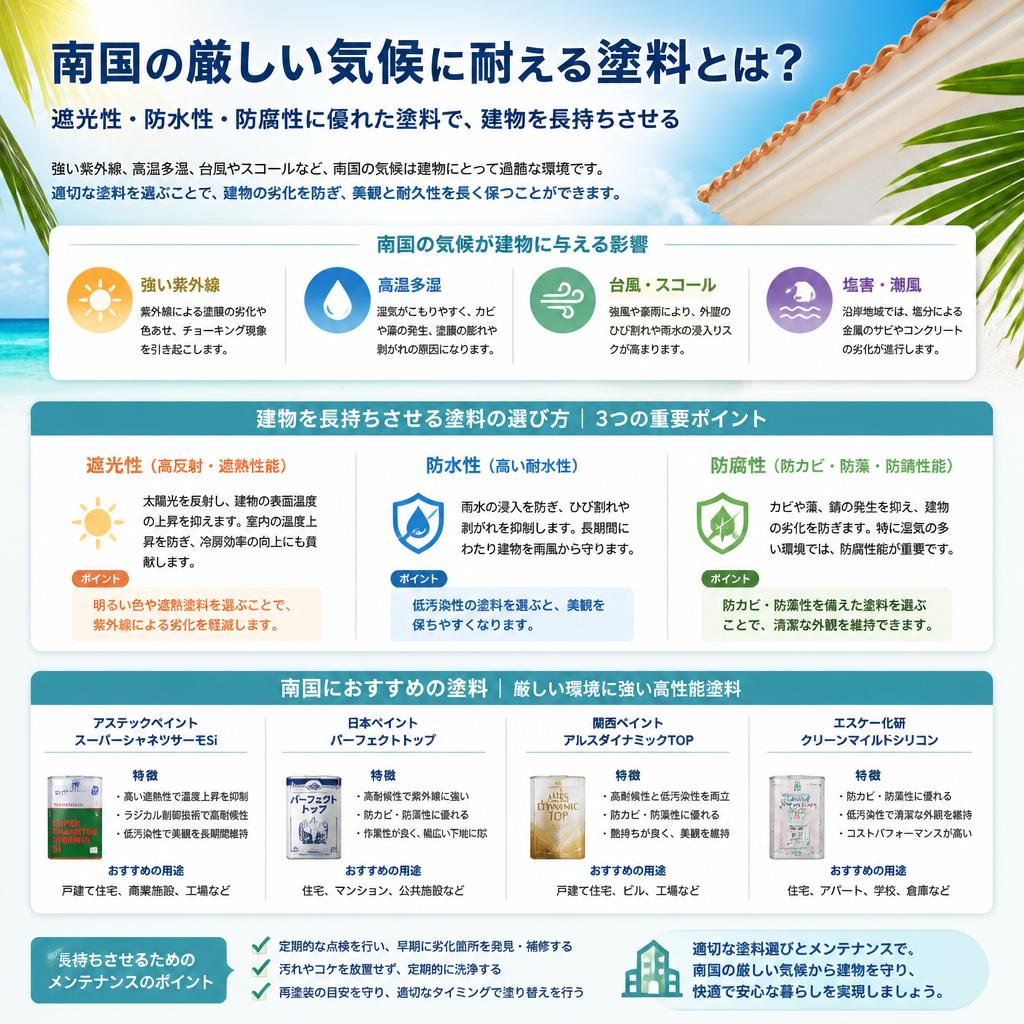 選ぶべき塗料の種類