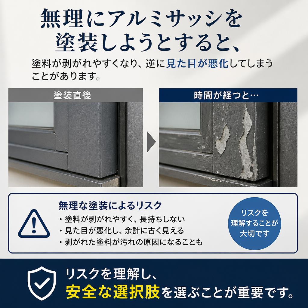 塗装のリスクと注意点